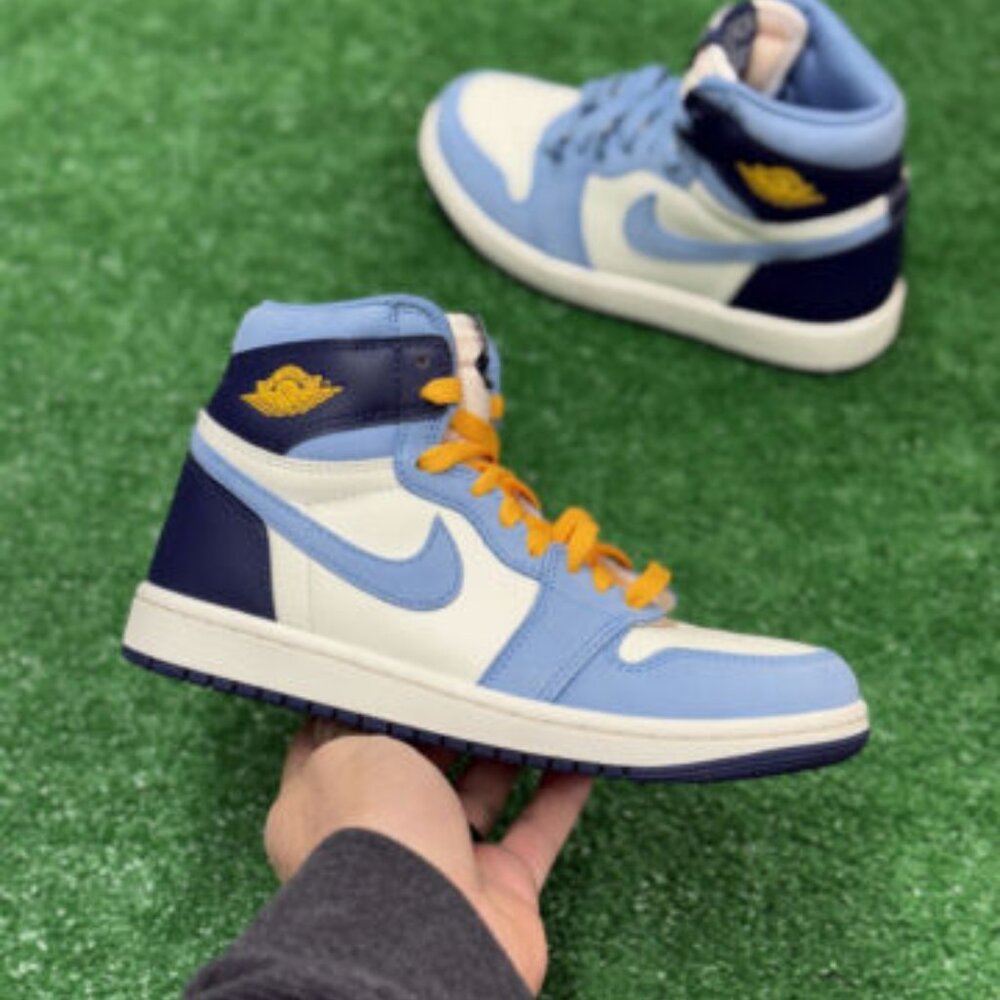Nike Air Jordan 1 Retro High OG Womens Shoes Blue FD2596-400 VNDS Sz 5.5